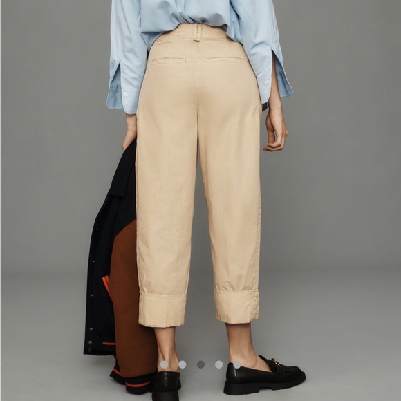 By Anthropologie High Cuff Chino Pants - brand new! - Picture 2 of 4